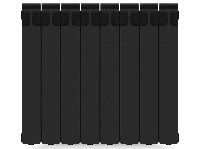 Rifar Monolit 500 8 секций, боковое подключение (антрацит)