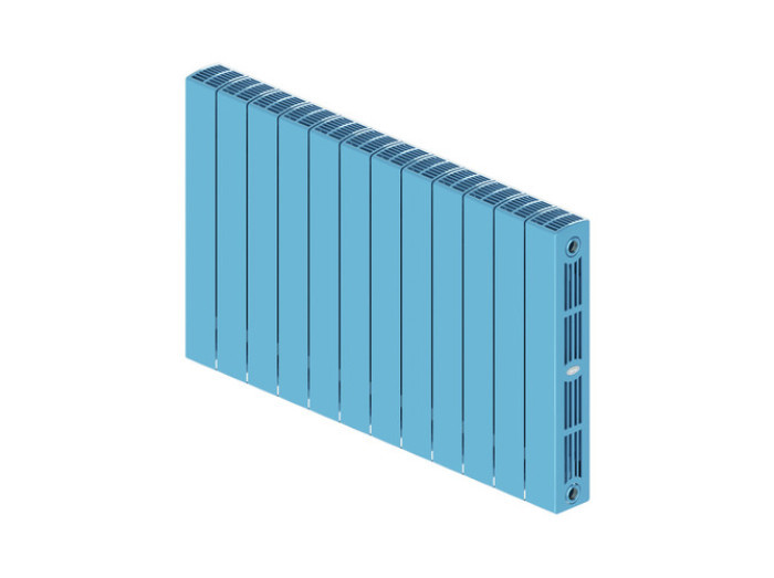Rifar SUPReMO 500 12 секций, боковое подключение (сапфир)