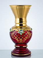 Ваза 30см красная Orient (JN Glass, Чехия)