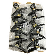 Заколка краб бренды, 12см, пластик,5 видов, цена за упаковку, фото 4