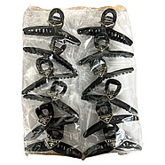 Заколка краб бренды, 12см, пластик,5 видов, цена за упаковку, фото 3