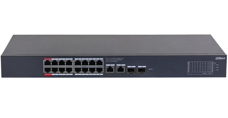 DH-CS4220-16GT-190 20-портовый управляемый гигабитный коммутатор PoE