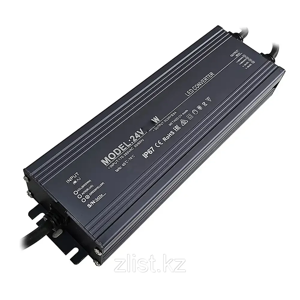 Блок питания для светодиодных лент. Понижающий трансформатор IP67 24V 500W