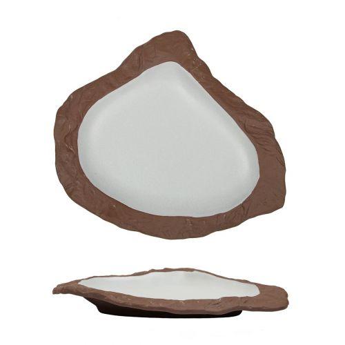 Блюдо/салатник, 200 мл, 29*25 cм, h=3cм, серия White Matt Taiga P.L.