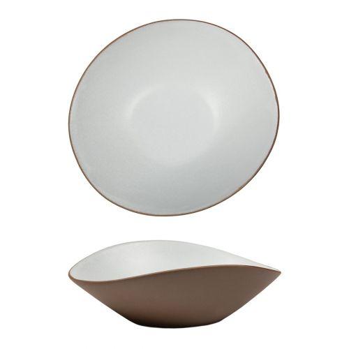 Блюдо/салатник, 600мл, 21.5*9.5cм, h= 6,5cм,серия White Matt Taiga P.L.