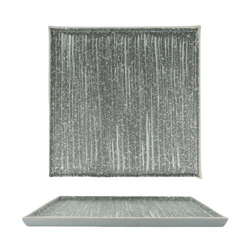 Тарелка квадратная с покрытием 20*20 см, Glossy Stone Untouched Taiga, P.L. Proff Cuisine