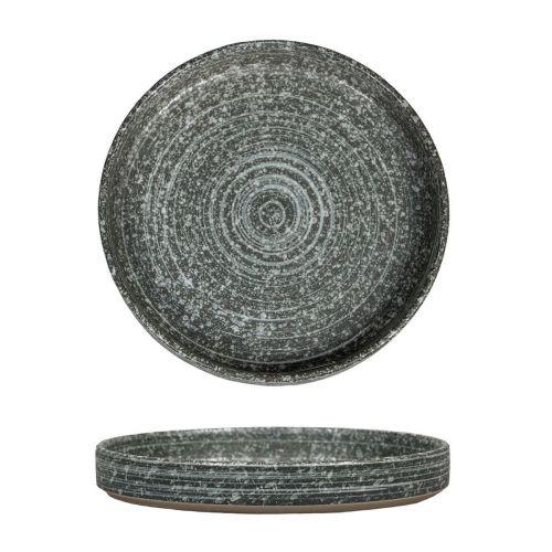 Блюдо для подачи с покрытием 18*2,5 см, Glossy Stone Untouched Taiga, P.L. Proff Cuisine