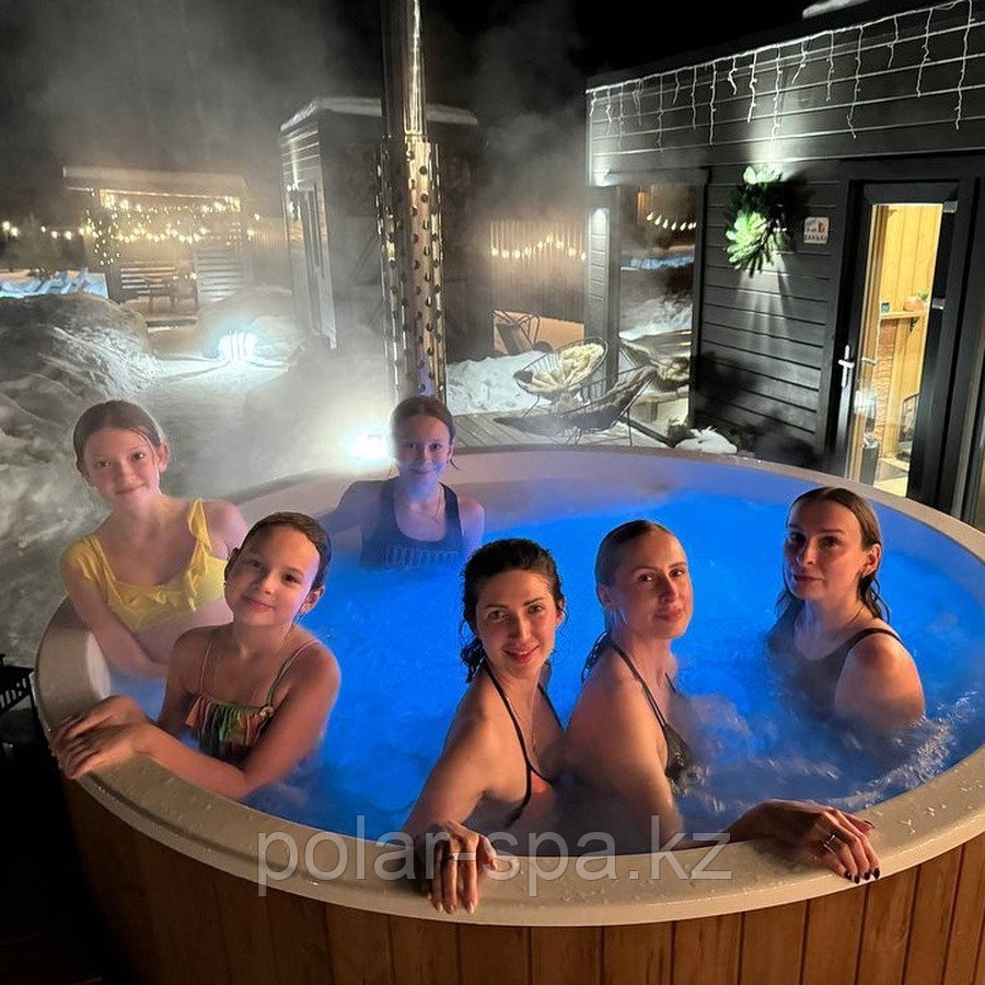Купель круглая с подогревом ELITE 220 термососна, купели POLARSPA - фото 1 - id-p123951243