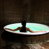 Купель круглая COMFORT COLD 195 термососна, купели POLARSPA
