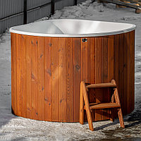 Купель угловая CORNER 160 термососна, купели POLARSPA