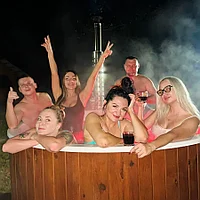 Купель круглая с подогревом ELITE 180 термососна, купели POLARSPA