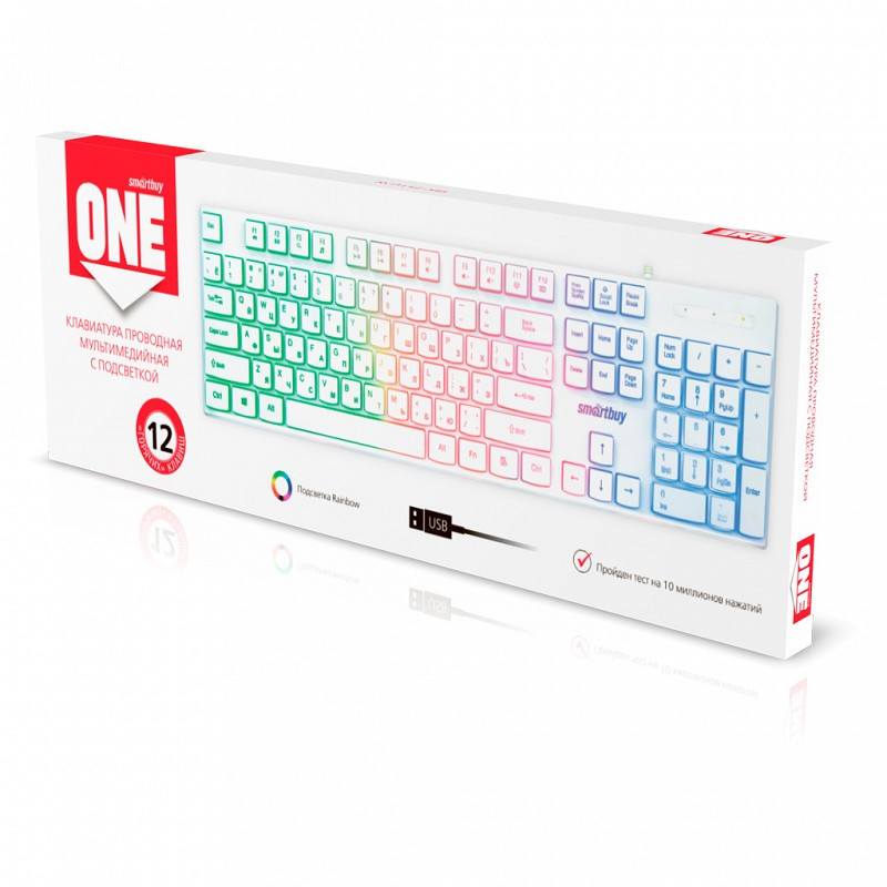 Клавиатура проводная Smartbuy ONE 251 [SBK-251U-W]