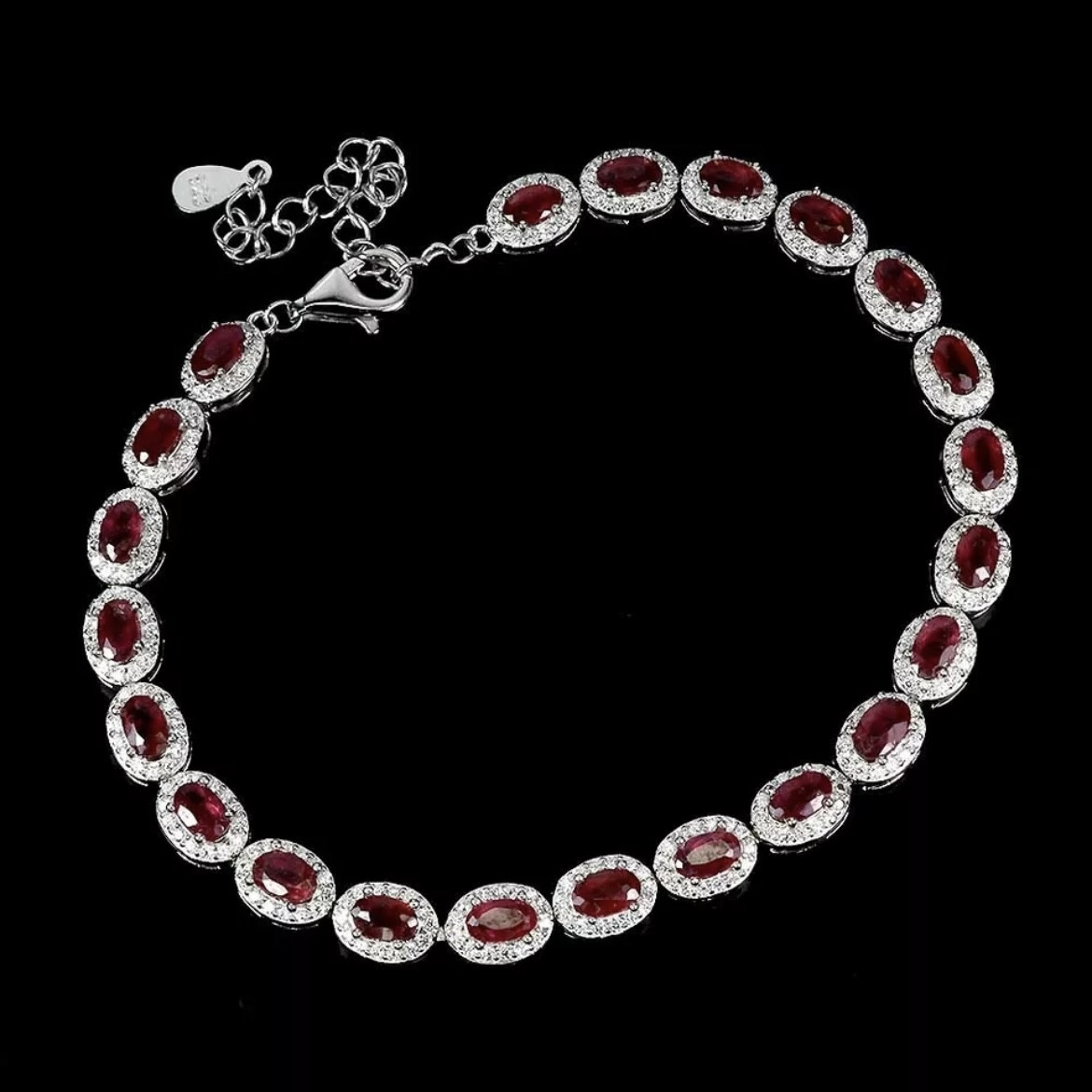 Браслет с натуральными Рубинами, фото 1