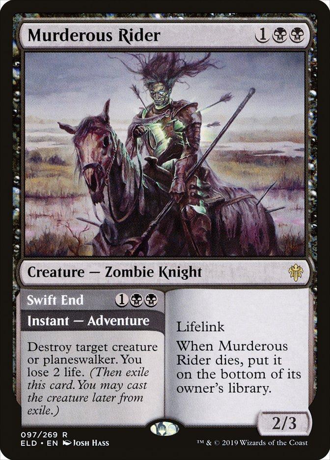 MTG Single card Murderous Rider Creature-Zombie Knight-Eng