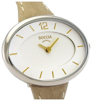 Часы Кварцевые Boccia Titanium 3261-02-Beige титан, фото 2
