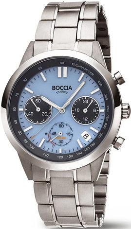Часы Кварцевые Boccia Titanium 3737-01 титан, фото 1