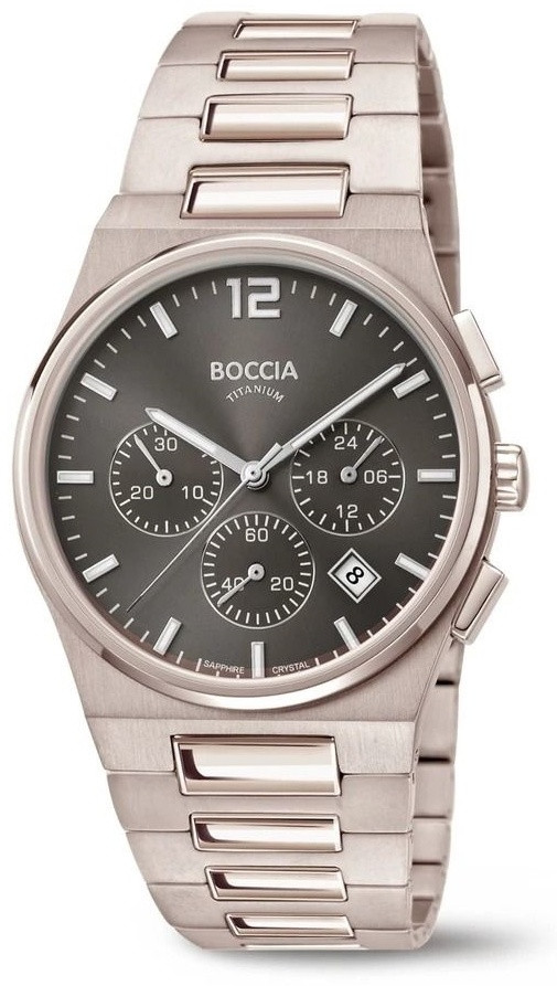 Часы Кварцевые Boccia Titanium 3741-02 титан