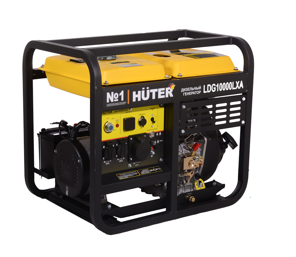 Электрогенератор дизельный LDG 10000LXА Huter