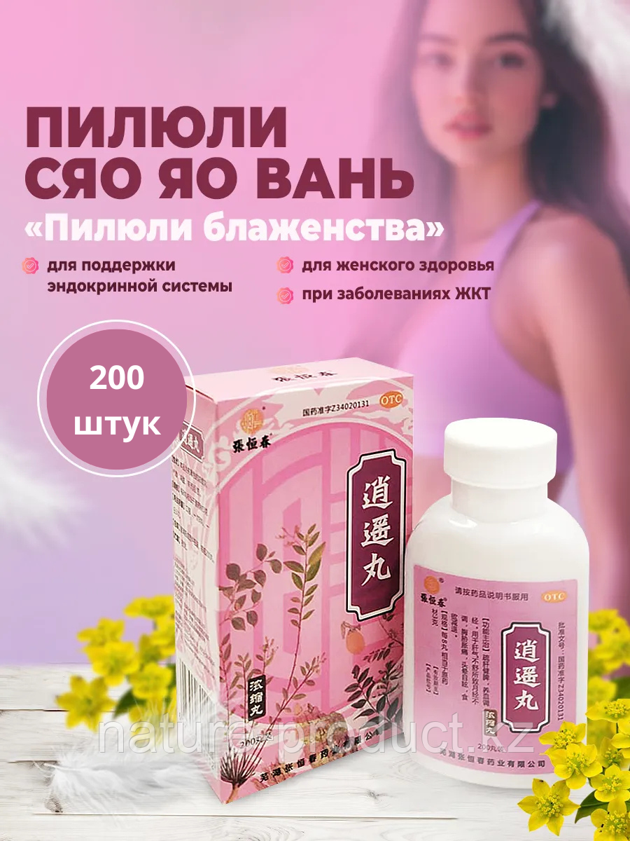 Пилюли блаженство Xiaoyao Wan Сяо Яо Вань 200 шт.