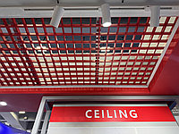 Подвесной Грильят 120*120*30 Белый потолок