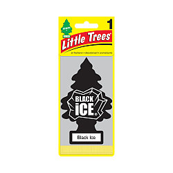 Ароматизатор в авто "ЧЁРНЫЙ ЛЁД" Ёлочка "Little Trees"