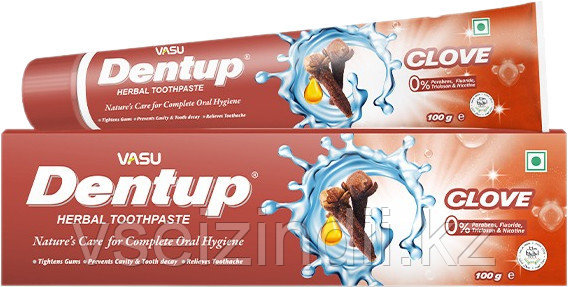 Зубная паста с гвоздикой 100 гр, Vasu Dentup Herbal