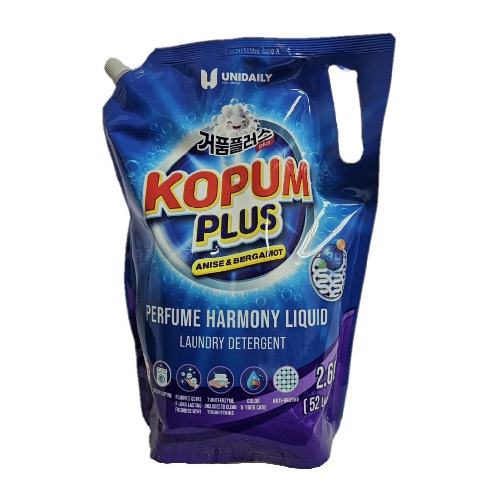 Парфюмированное средство для стирки Kopum Plus Perfume Harmony (Anise&Bergamot) Анис и Бергамот 2.6 л