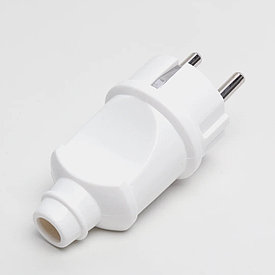 Штепсель вилка PR205W прямой PROSVET