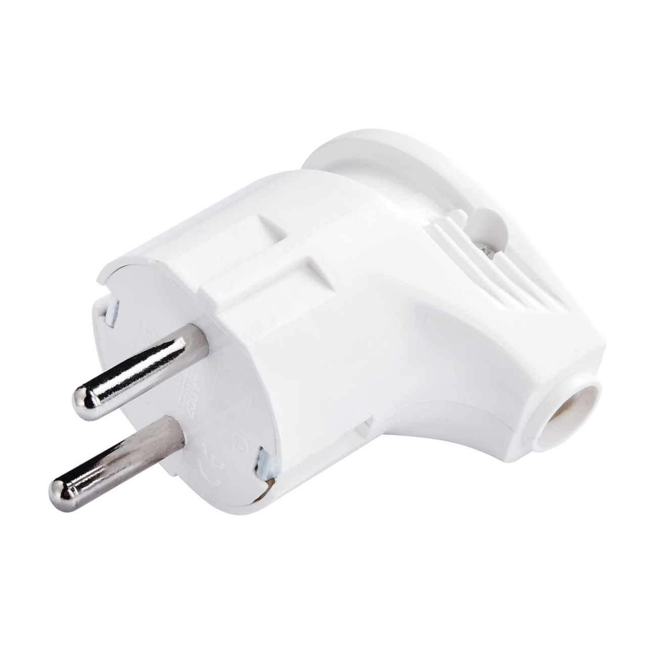 Штепсель PR206W угловой PROSVET