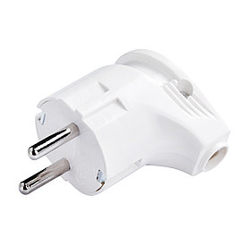 Штепсель вилка PR206W угловой PROSVET