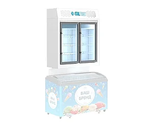 Шкаф надстройка Italfrost ШН Verona 1220 (без ларя)