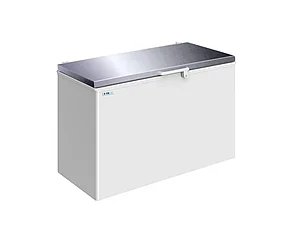 Морозильный ларь Italfrost CF400S с крышкой из нержавеющей стали