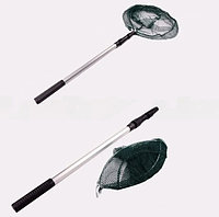 Подсак для рыбалки телескопический круглый диаметр 50см 180 см