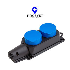 Розетка-колодка PR402P IP44 PROSVET