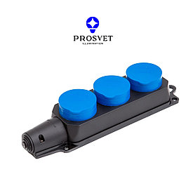 Розетка-колодка PR403P IP44 PROSVET