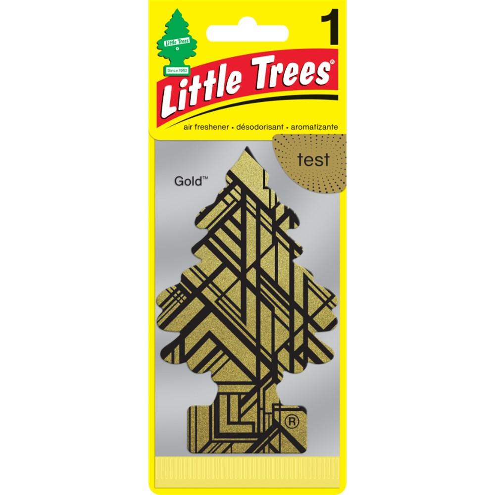 Ароматизатор в авто "ЗОЛОТО" Ёлочка "Little Trees"