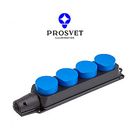 Розетка-колодка PR404P IP44 PROSVET