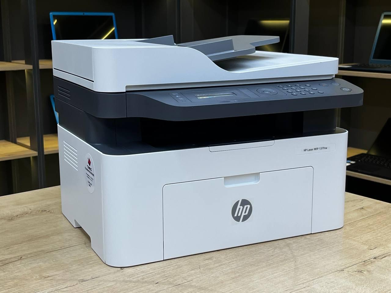 МФУ лазерное HP Laser MFP 137fnw, ч/б, А4, Wi-Fi