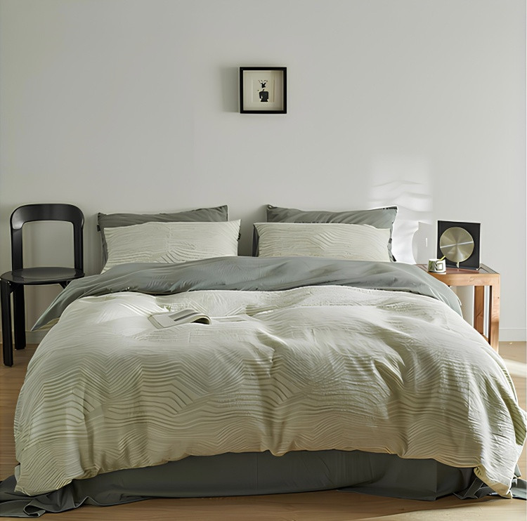 Комплект постельного белья ZJ 1.5-спальный, жаккард хлопок - фото 1 - id-p124318081