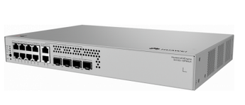 Коммутатор HUAWEI S310S-10PN4JX (L2+, 6*1GE, 2*2.5GE PoE+ ports 128W, 2*1GE RJ45, 2*2.5GE SFP, 2*10GE SFP+