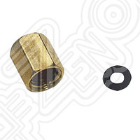 Гайка M7 с уплотнительным кольцом в сборе для демпферов универсальная