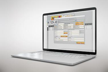 Ноутбук + ПО для автомобильных весов