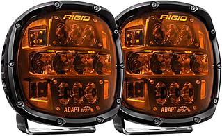 RIGID Adapt XP — Адаптивный свет, две фары Amber PRO