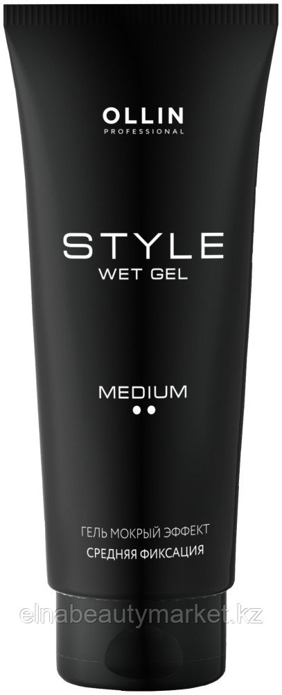 Ollin Professional Style Medium мокрый эффект гель средняя фиксация 200 мл