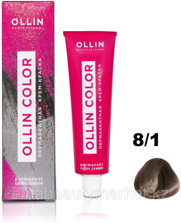 Ollin Professional Color 8/1 светло-русый пепельный крем-краска 60 мл