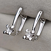 Золотой набор с бриллиантами (кольцо 17р  0.23Сt  I1/I Good, серьги 0.46Ct I1/I, VG), фото 6