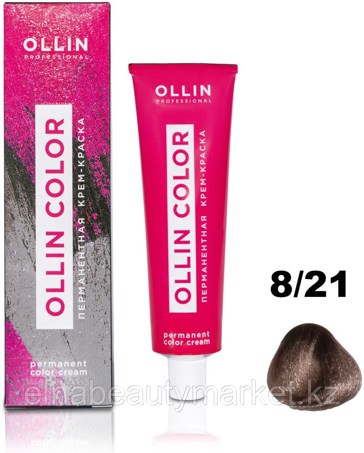 Ollin Professional Color 8/21 светло-русый фиолетово-пепельный крем-краска  60 мл