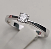 Золотой набор с бриллиантами (кольцо 17р  0.23Сt  I1/I Good, серьги 0.46Ct I1/I, VG), фото 3