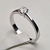 Золотой набор с бриллиантами (кольцо 17р  0.23Сt  I1/I Good, серьги 0.46Ct I1/I, VG), фото 5