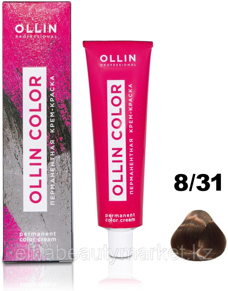 Ollin Professional Color 8/31 светло-русый золотисто-пепельный крем-краска 60 мл
